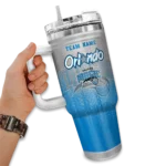 custom orlando magic gradient dots blue curved tumbler best selling 1.webp