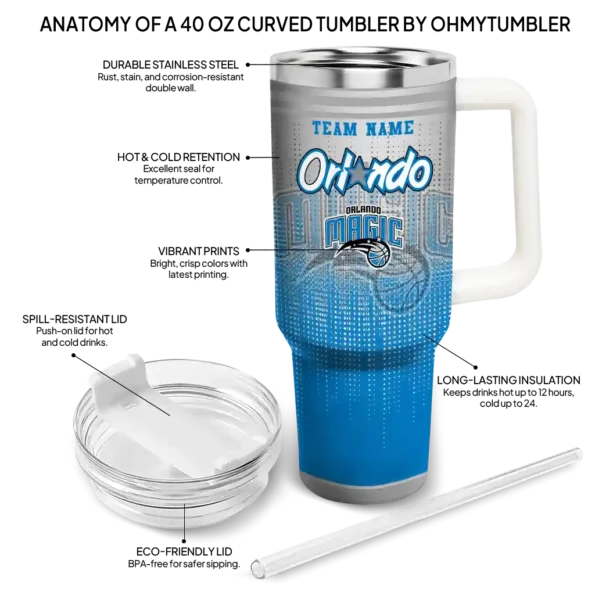 custom orlando magic gradient dots blue curved tumbler new arrival 1.webp