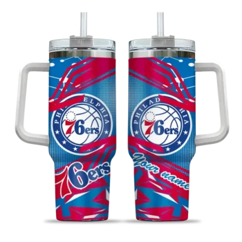 custom philadelphia 76ers abstract paths blue curved tumbler best selling 1.webp