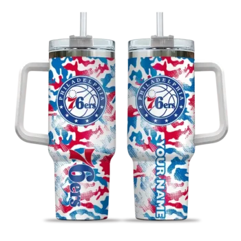 custom philadelphia 76ers camo mashup blue white curved tumbler best selling 1.webp