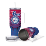 custom philadelphia 76ers hex texture blue curved tumbler best selling 1.webp