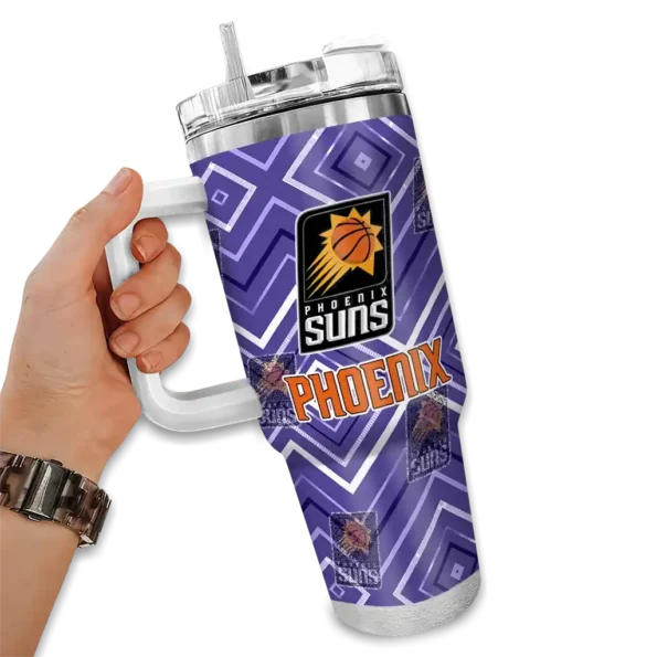custom phoenix suns bold diamonds purple curved tumbler fashion forward 1.webp