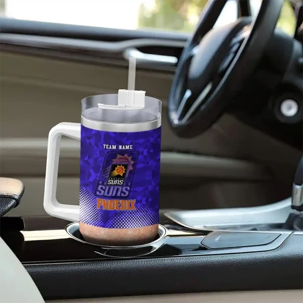 custom phoenix suns geometric prism purple curved tumbler trendy 1.webp