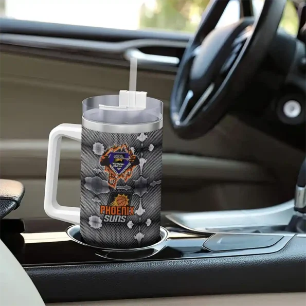 custom phoenix suns superman shield purple gray curved tumbler trendy 1.webp