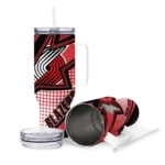 custom portland trail blazers arrow burst red curved tumbler best selling 1.webp