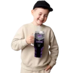 custom sacramento kings arrow armor purple black curved tumbler best selling 1.webp