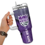 custom sacramento kings chevron stripe purple curved tumbler best selling 1.webp