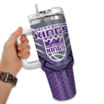 custom sacramento kings hex texture purple curved tumbler best selling 1.webp