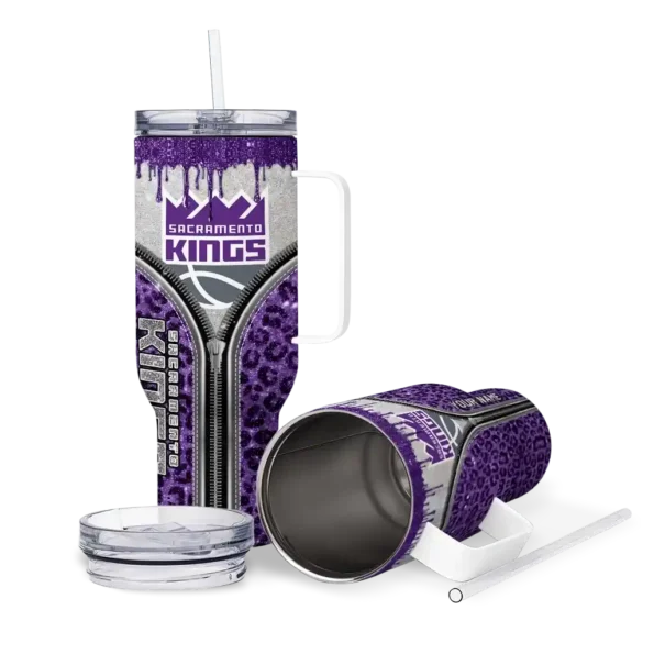 custom sacramento kings leopard zipper purple curved tumbler high quality 1.webp