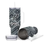 custom san antonio spurs bold diamonds silver curved tumbler best selling 1.webp