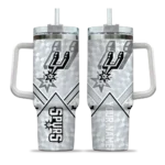 custom san antonio spurs chevron angle silver curved tumbler best selling 1.webp