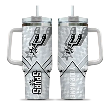 custom san antonio spurs chevron angle silver curved tumbler best selling 1.webp