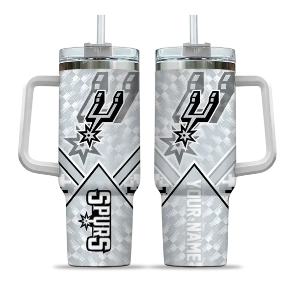custom san antonio spurs chevron angle silver curved tumbler best selling 1.webp