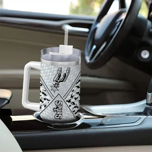 custom san antonio spurs chevron angle silver curved tumbler trendy 1.webp