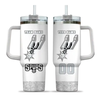 custom san antonio spurs geometric prism silver curved tumbler best selling 1.webp