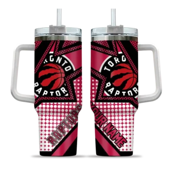 custom toronto raptors arrow burst red curved tumbler best selling 1.webp