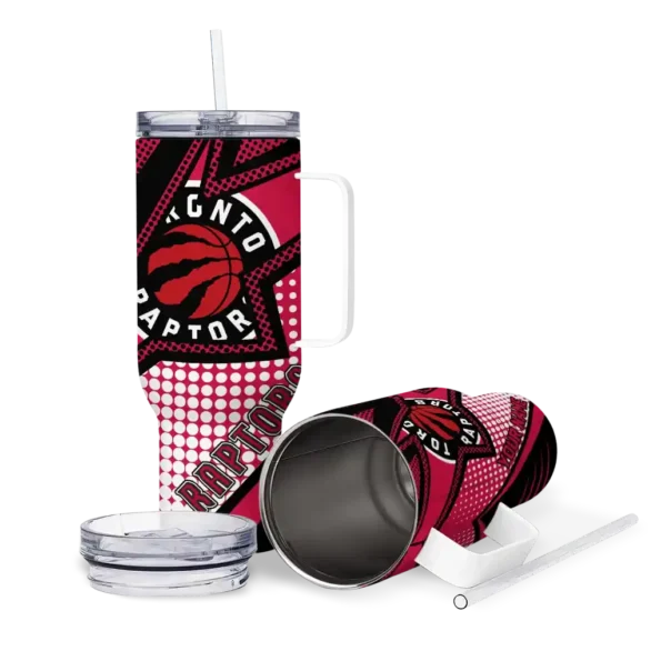 custom toronto raptors arrow burst red curved tumbler high quality 1.webp