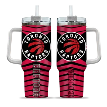 custom toronto raptors chevron layers red curved tumbler best selling 1.webp