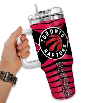 custom toronto raptors chevron layers red curved tumbler fashion forward 1.webp