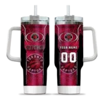 custom toronto raptors hexagon armor red curved tumbler best selling 1.webp