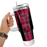 custom toronto raptors hexagon armor red curved tumbler best selling 1.webp