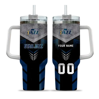 custom utah jazz arrow armor navy black curved tumbler best selling 1.webp