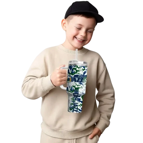 custom utah jazz camo mashup navy white curved tumbler latest model 1.webp