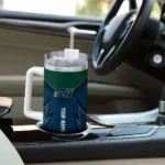 custom utah jazz chevron stripe navy curved tumbler best selling 1.webp