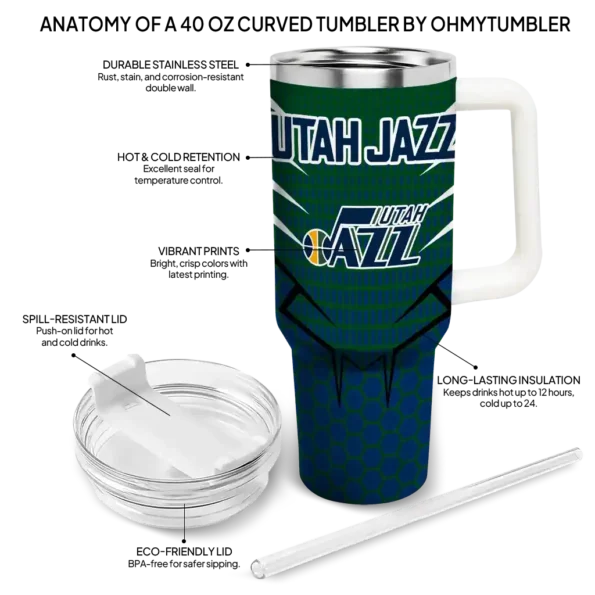 custom utah jazz hex texture navy curved tumbler new arrival 1.webp