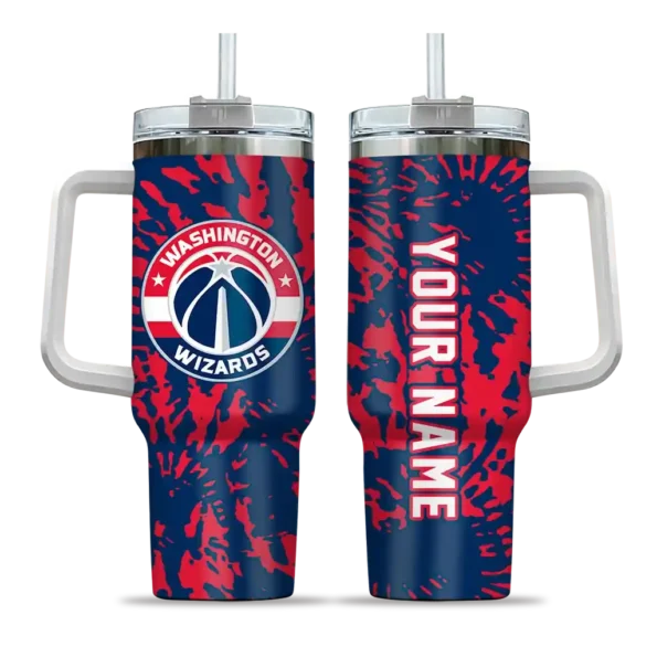custom washington wizards burst swirl blue curved tumbler best selling 1.webp