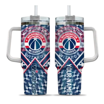 custom washington wizards chevron angle blue curved tumbler best selling 1.webp