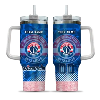custom washington wizards geometric prism blue curved tumbler best selling 1.webp