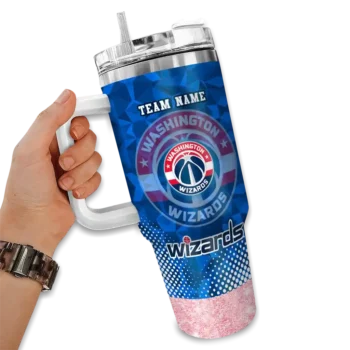 custom washington wizards geometric prism blue curved tumbler fashion forward 1.webp