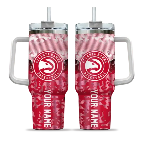 customized atlanta hawks chevron stripe red curved tumbler best selling 1.webp