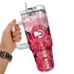 customized atlanta hawks chevron stripe red curved tumbler best selling 1.webp