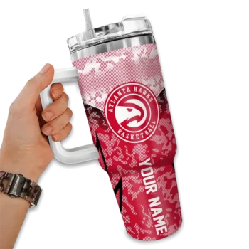 customized atlanta hawks chevron stripe red curved tumbler fashion forward 1.webp