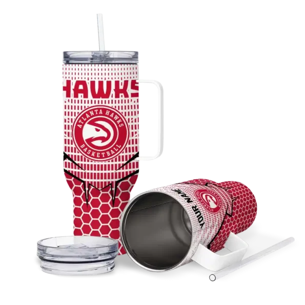 customized atlanta hawks hex texture red curved tumbler high quality 1.webp