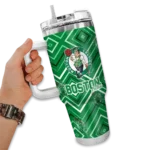 customized boston celtics bold diamonds green curved tumbler best selling 1.webp