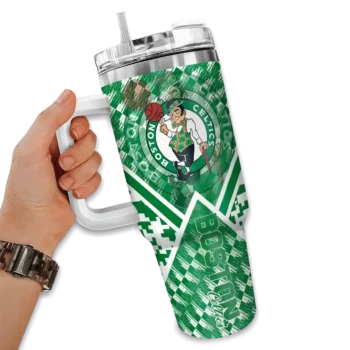 customized boston celtics chevron angle green curved tumbler fashion forward 1.webp