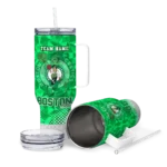 customized boston celtics geometric prism green curved tumbler best selling 1.webp