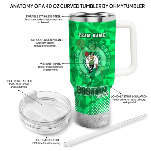 customized boston celtics geometric prism green curved tumbler new arrival 1.webp