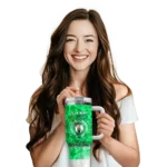 customized boston celtics geometric prism green curved tumbler best selling 1.webp