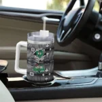 customized boston celtics superman shield green gray curved tumbler best selling 1.webp
