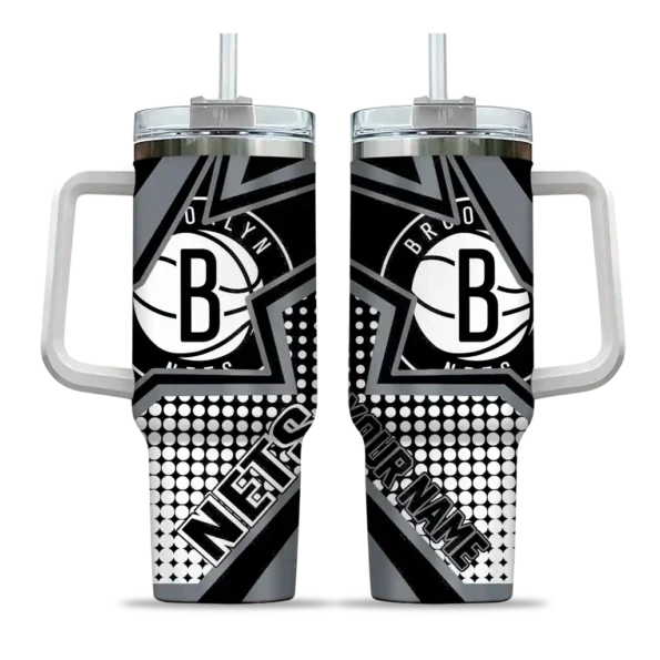 customized brooklyn nets arrow burst black curved tumbler best selling 1.webp