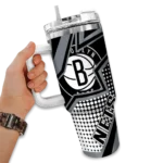 customized brooklyn nets arrow burst black curved tumbler best selling 1.webp