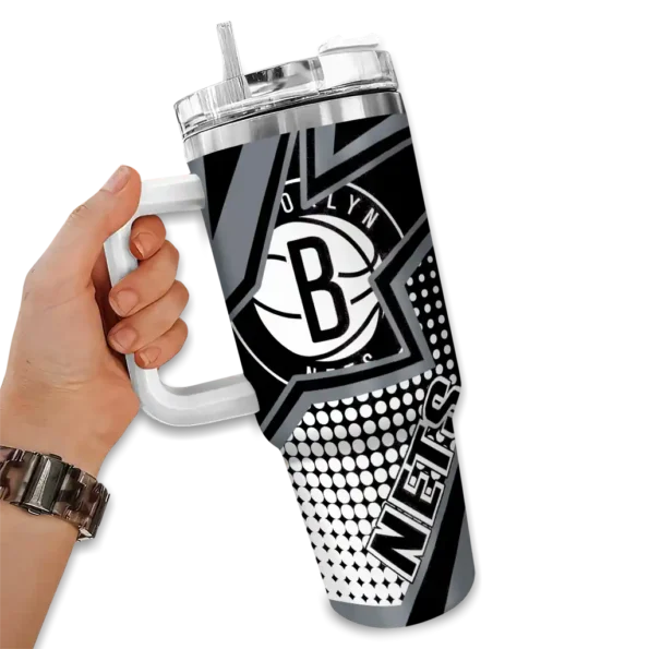 customized brooklyn nets arrow burst black curved tumbler fashion forward 1.webp