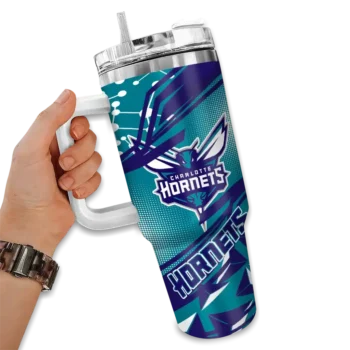 customized charlotte hornets abstract paths teal curved tumbler fashion forward 1.webp