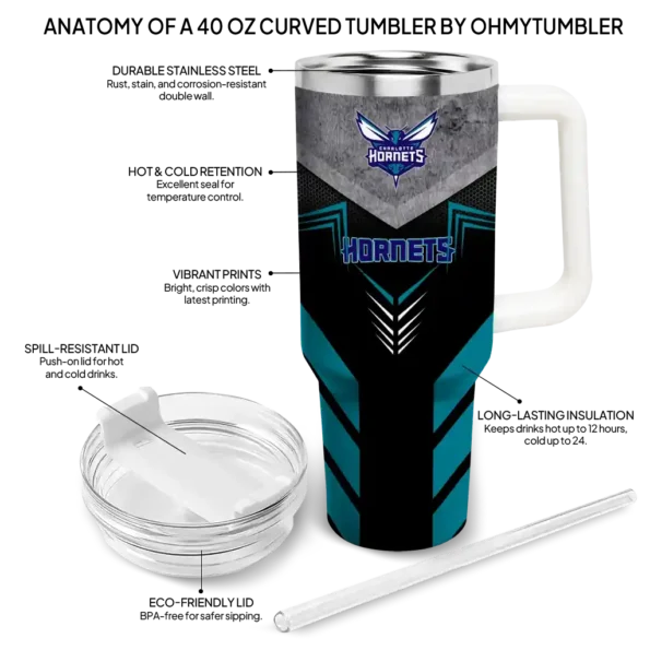 customized charlotte hornets arrow armor teal black curved tumbler new arrival 1.webp