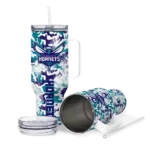 customized charlotte hornets camo mashup teal white curved tumbler best selling 1.webp