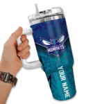 customized charlotte hornets chevron stripe teal curved tumbler best selling 1.webp